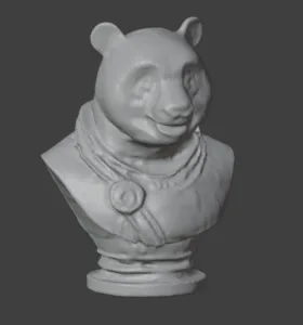 wygenerowany model 3d ai